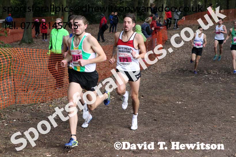 Senior men, 2016 National Cross Country Relays, Berry Hill Park, Mansfield. Photo: David T. Hewitson/Sports for All Pics